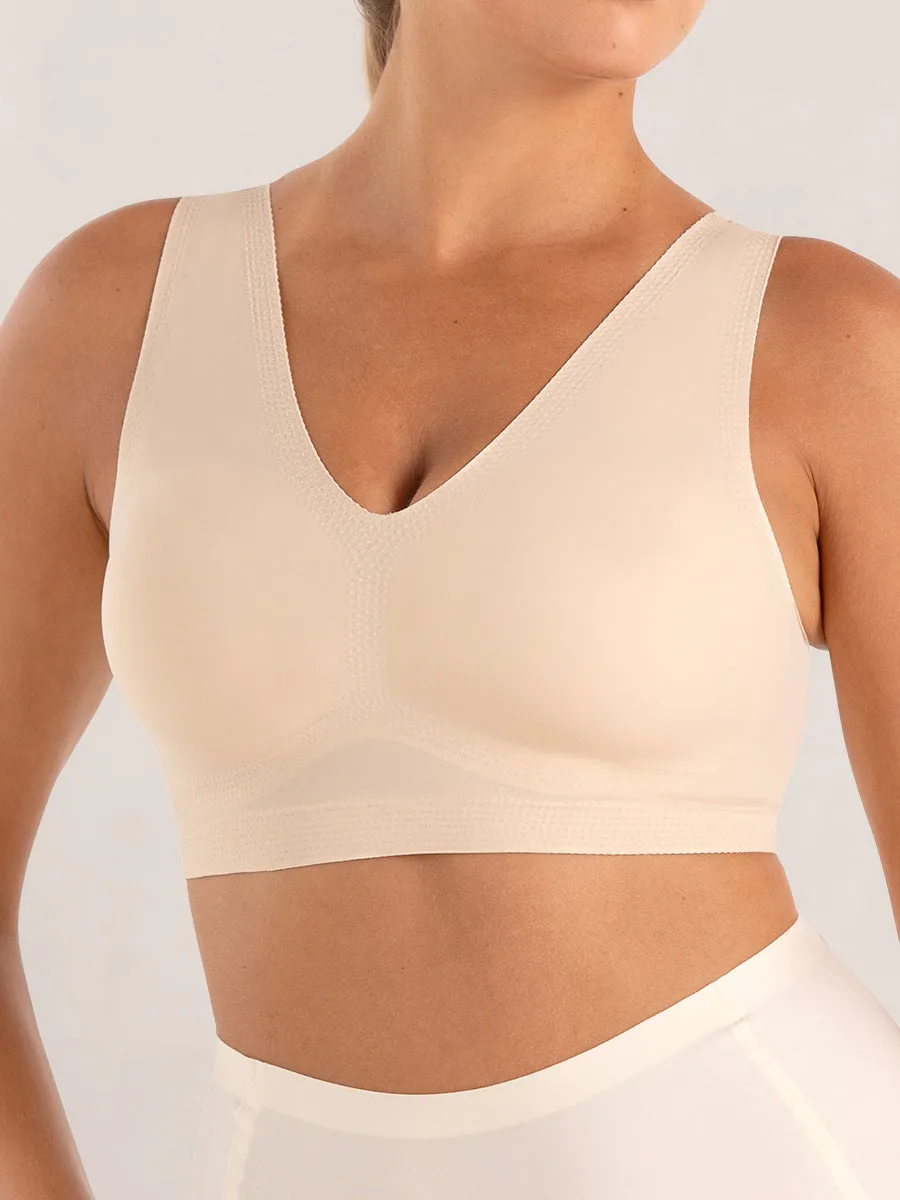 Offer: Truekind® 2-Pack Everyday Comfort V-Neck Bralette - 45 percent OFF