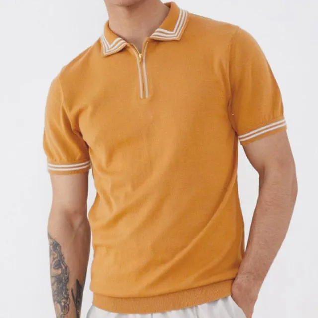 Paolo Striped Polo T-Shirt 003