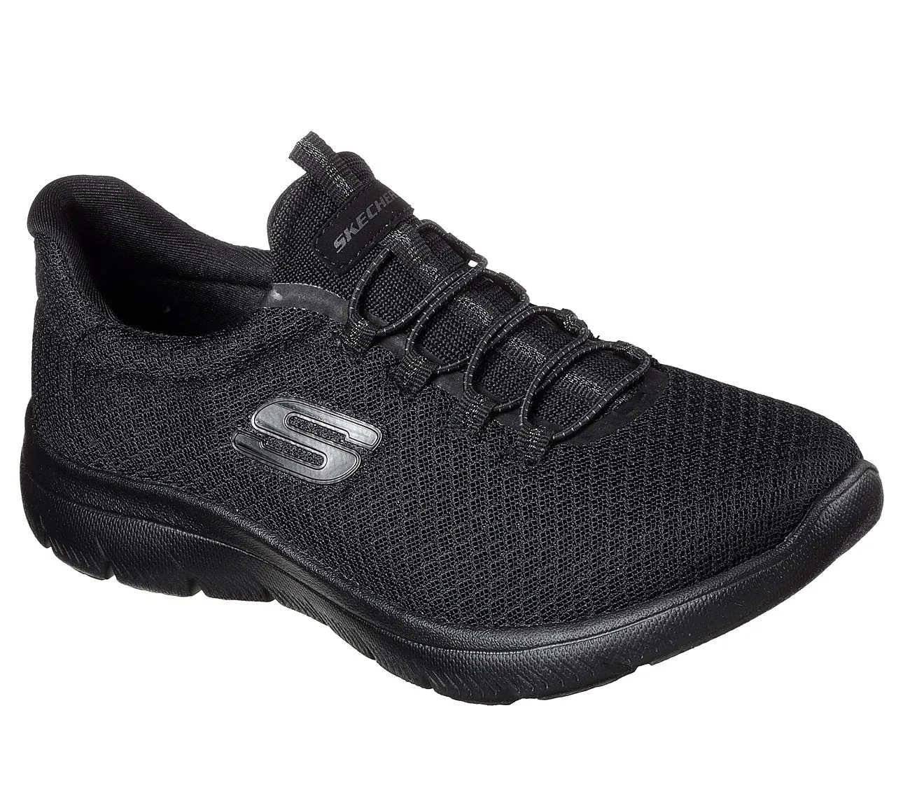 Skechers Women's 12980 Summits Memory Foam Black Athletic Shoes