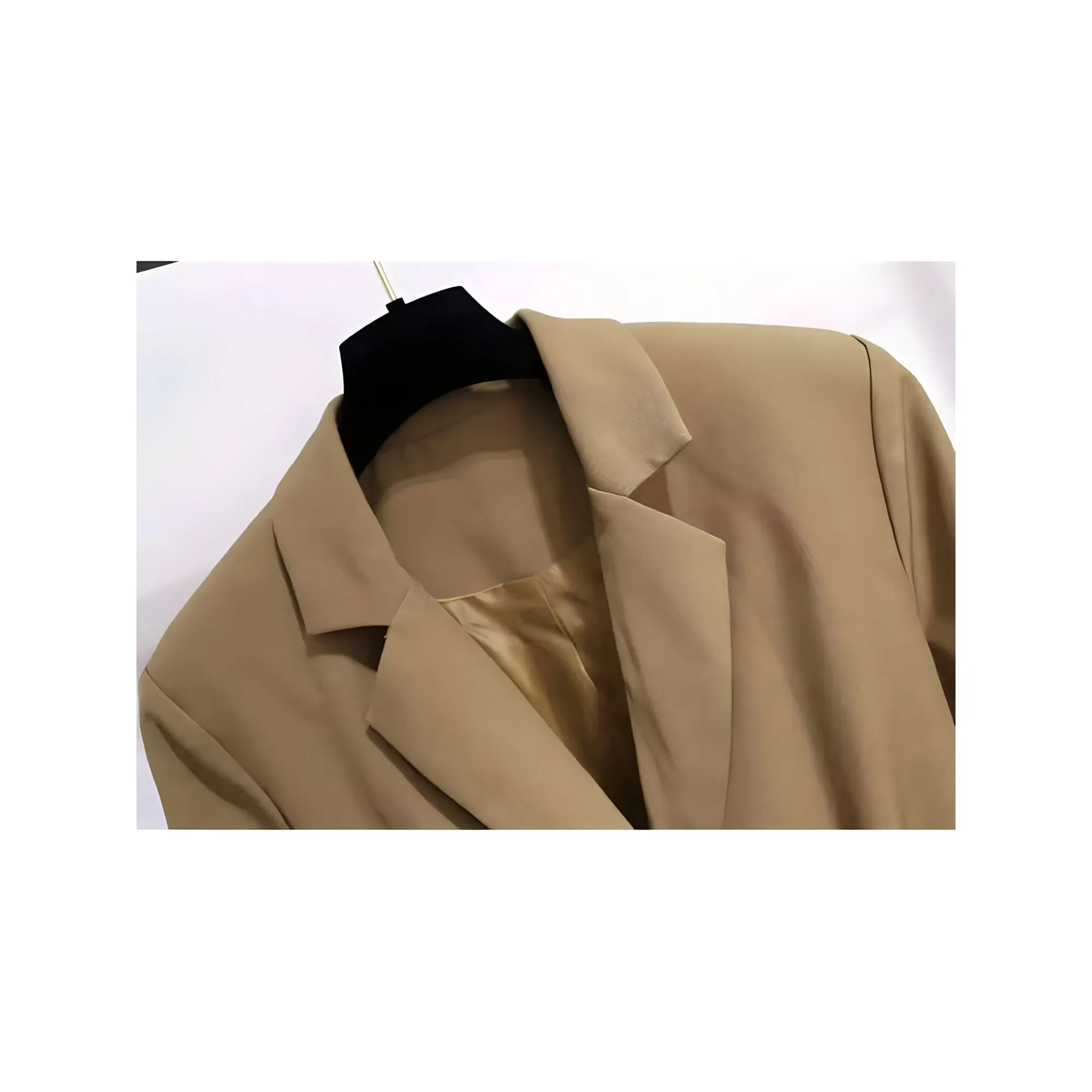 The Lysandra Long Sleeve Belted Blazer - Multiple Colors