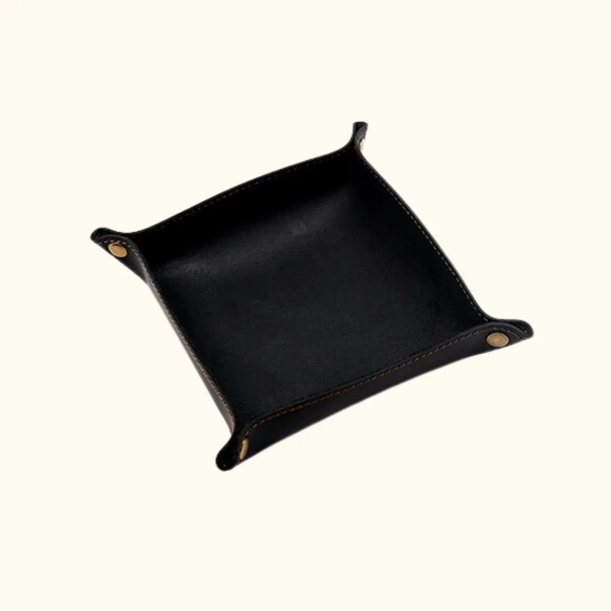 The Sheriff's Dark Brown Leather Tray