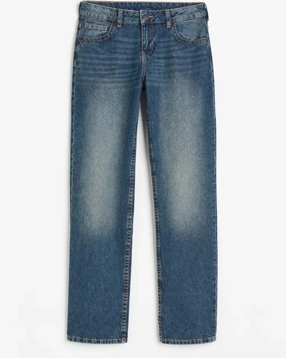 WASHED STRAIGHT JEANS