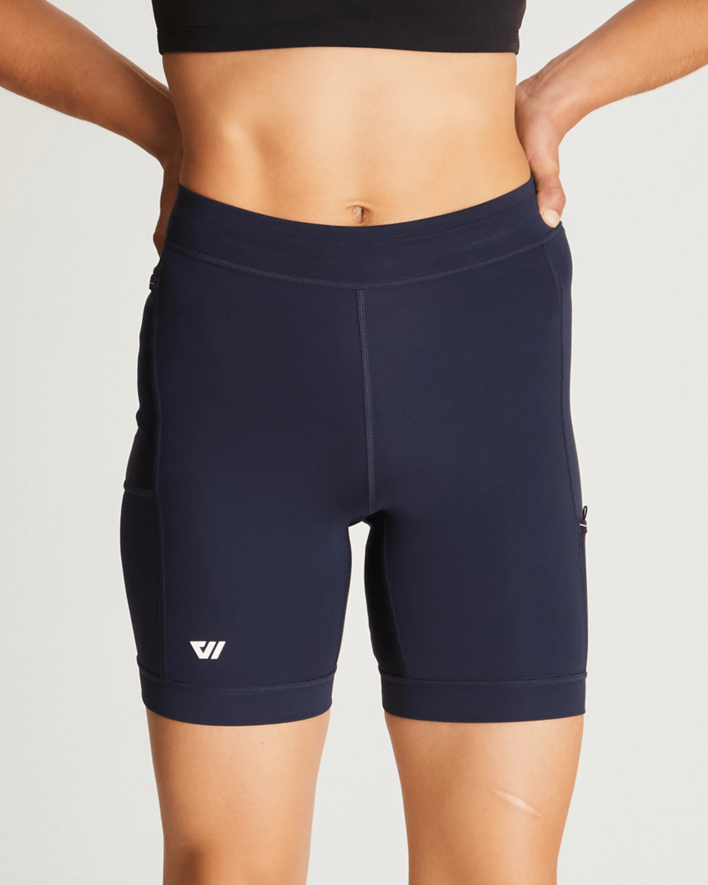 Women's Distance Half Tight in Navy