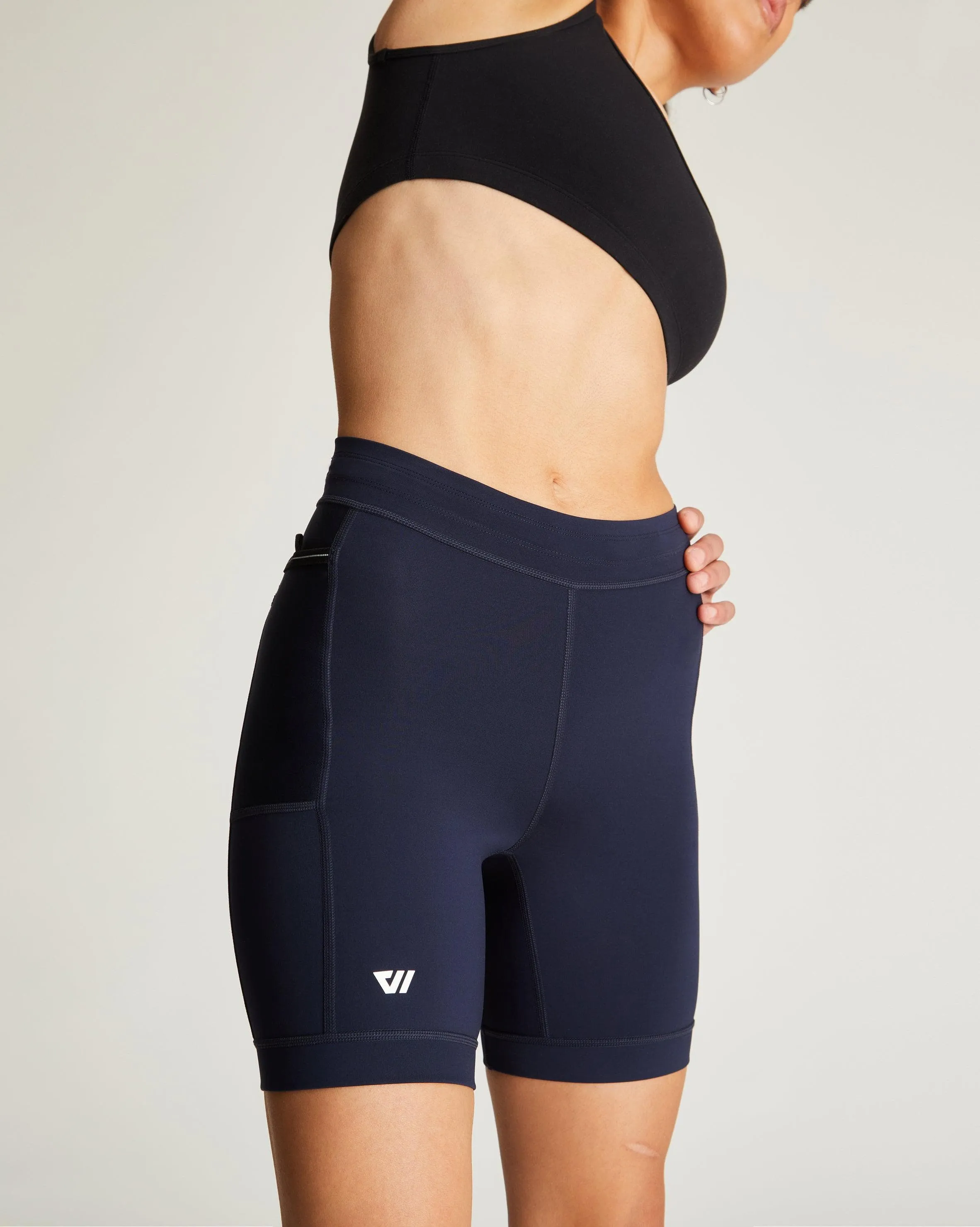 Women's Distance Half Tight in Navy